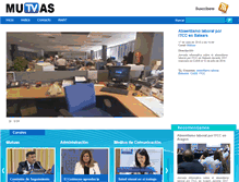 Tablet Screenshot of mutuas.tv